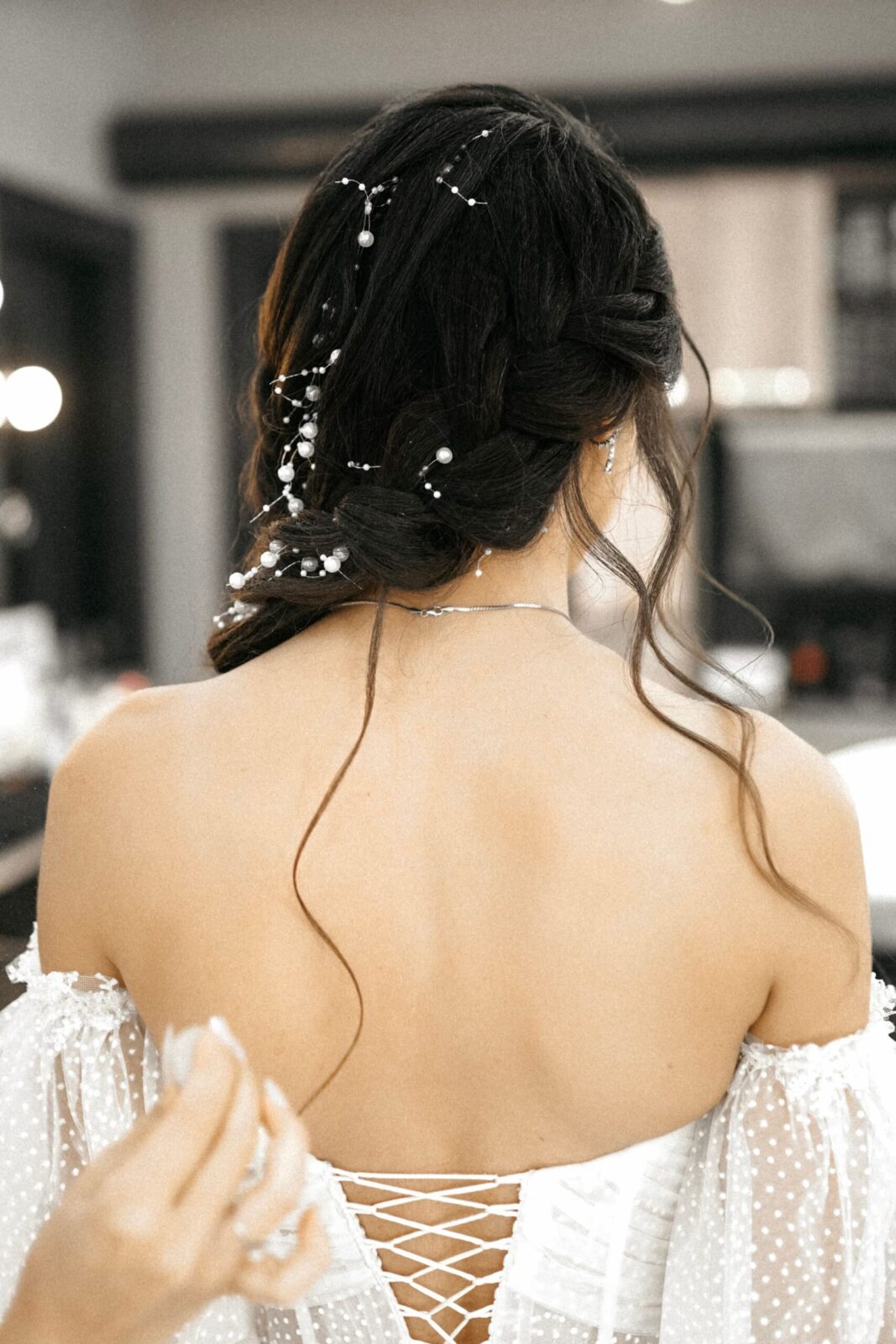 An occasion updo dressed with florals at CHAIR