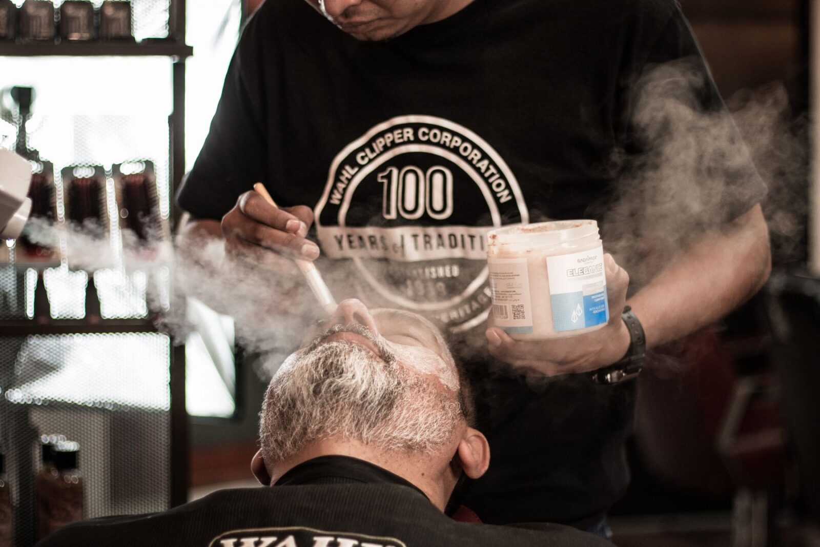 Beard grooming and finishing at CHAIR