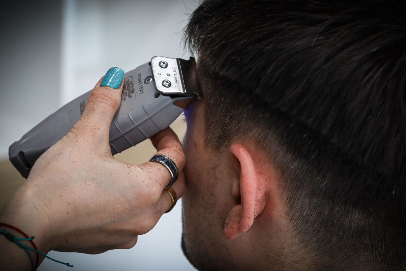 A precision clipper cut in the CHAIR grooming chair